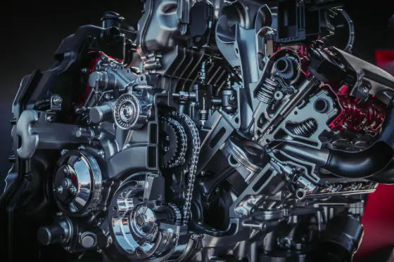 Complete engine assembly